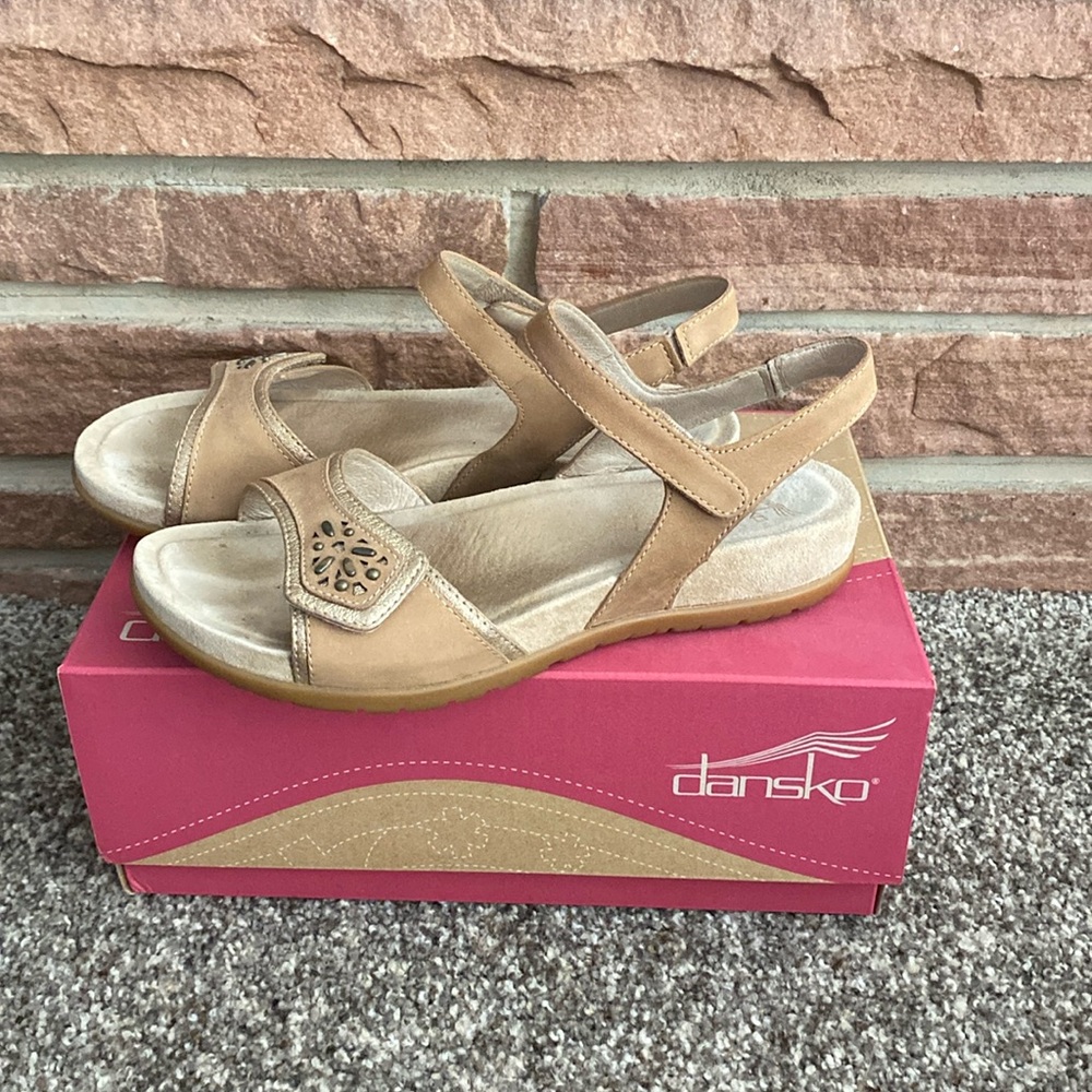 Dansko Blythe Milled Nubuck Sandals